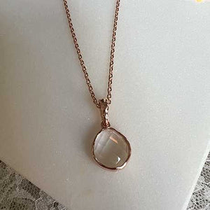 Roségoldene Kette runde Glieder