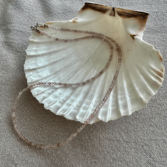Sia - Kette Erdbeerenquarz 41 cm