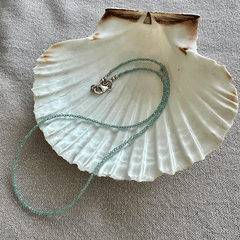 Sia - Kette aus hellem Apatit 46 cm