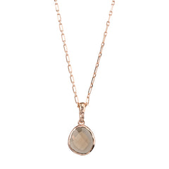 Roségoldene Kette mit länglichen Gliedern