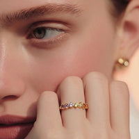 Mare – Wellenring Gold mit Chakra-Edelsteinen