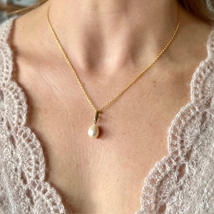 Maeve - gold-plated necklace 40-46 cm round link