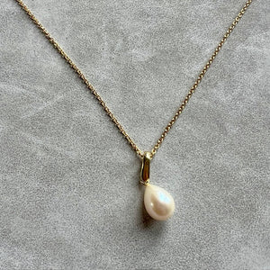 Maeve - gold-plated necklace 40-46 cm round link